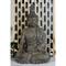 42&#x22; Gray Bohemian Polystone Buddha Sculpture
